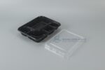 8305 Open Three Compartment Base With Clear Lid