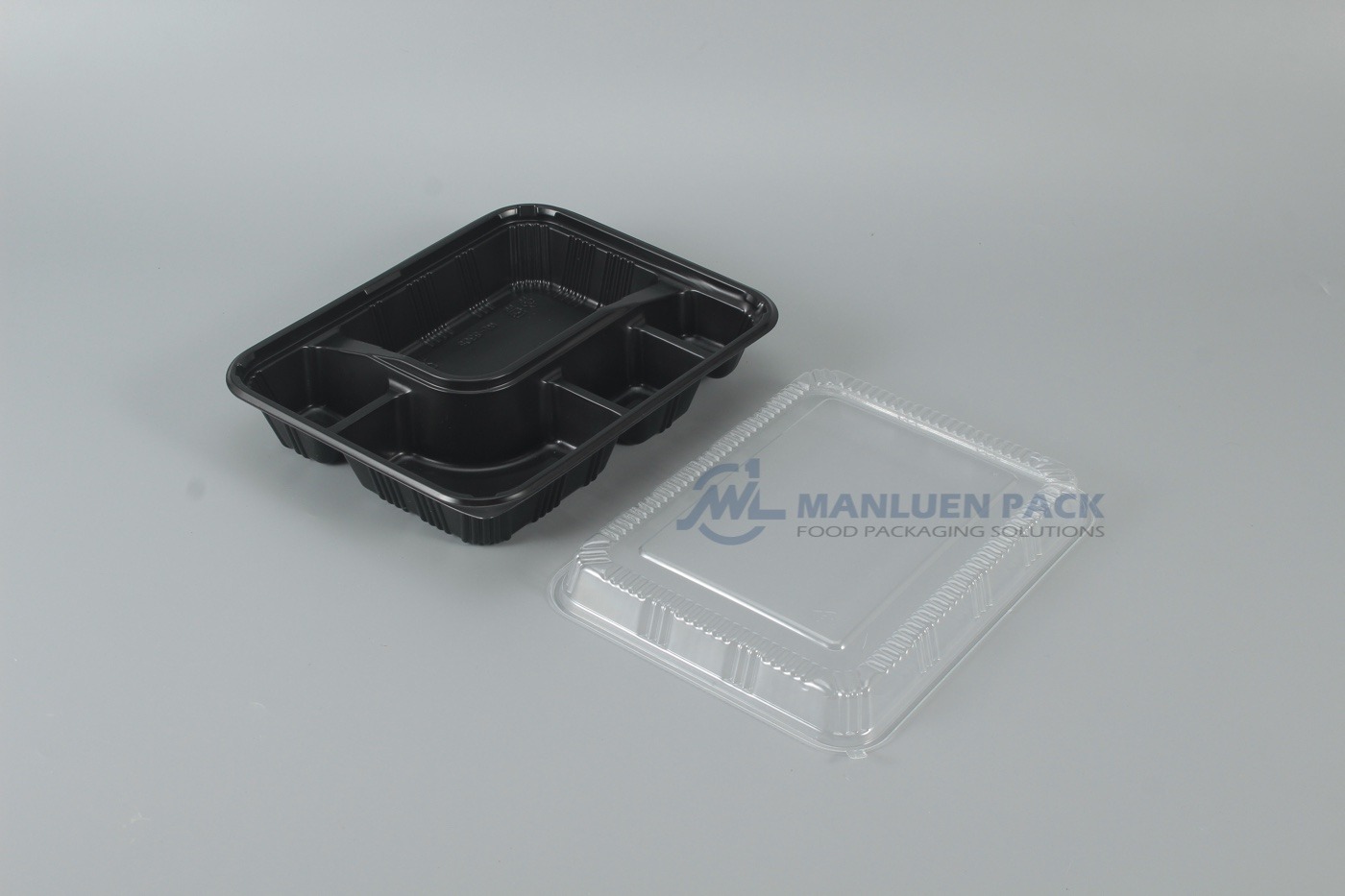 8305 Open Three Compartment Base With Clear Lid