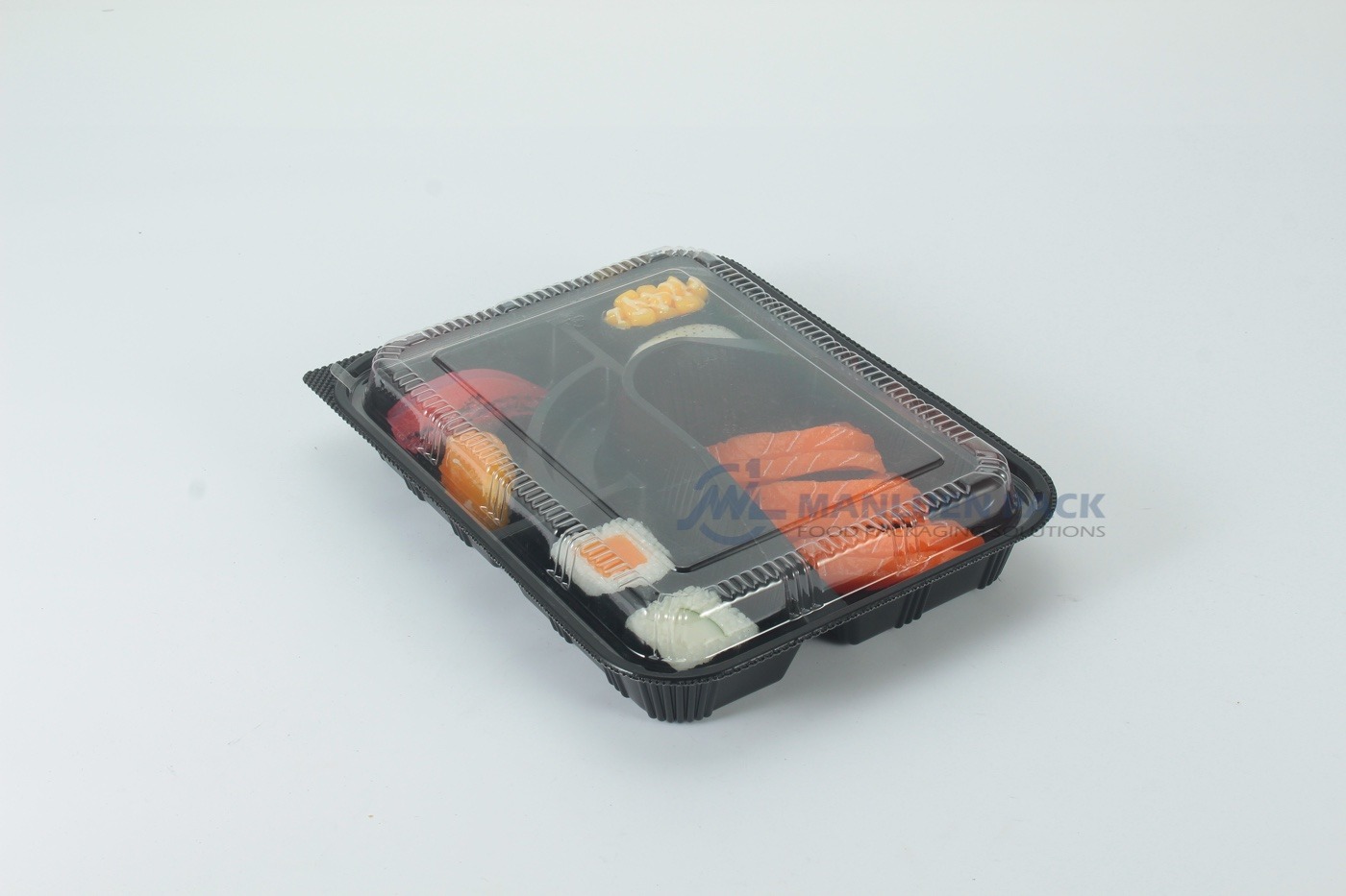8306 Covered Four Compartment Sushi Tray Product
