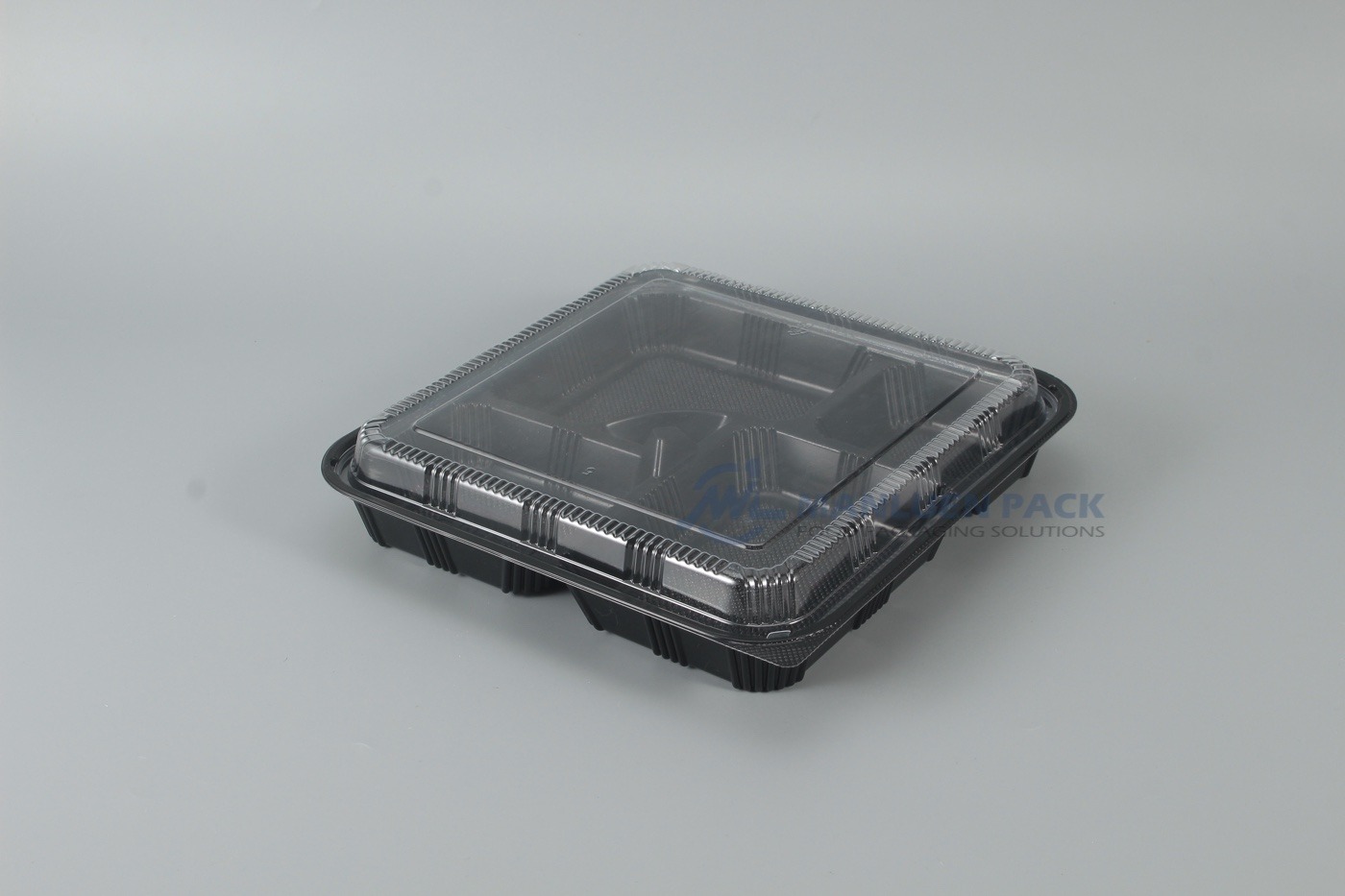 8307 Covered Five Compartment Tray Product Angle