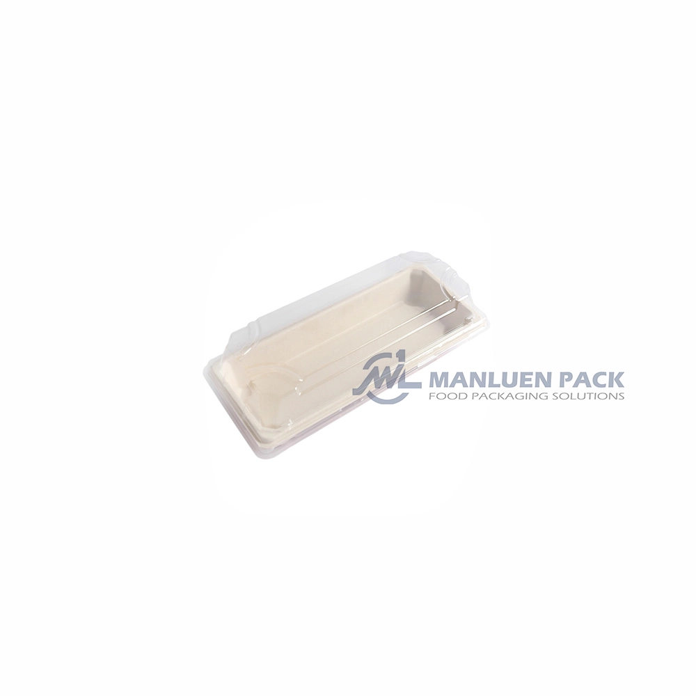 Wl 0.6 Manluen Bagasse Sushi Tray