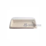 Wl 0.6 Manluen Biodegradable Bagasse Sushi Tray