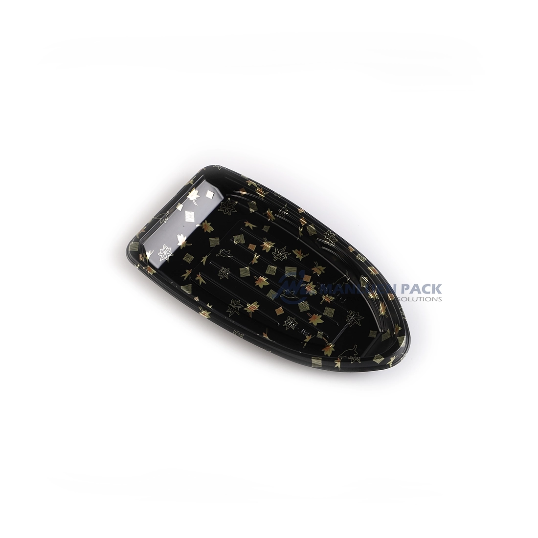 WL-B16-manluen-black-sushi-tray-boat