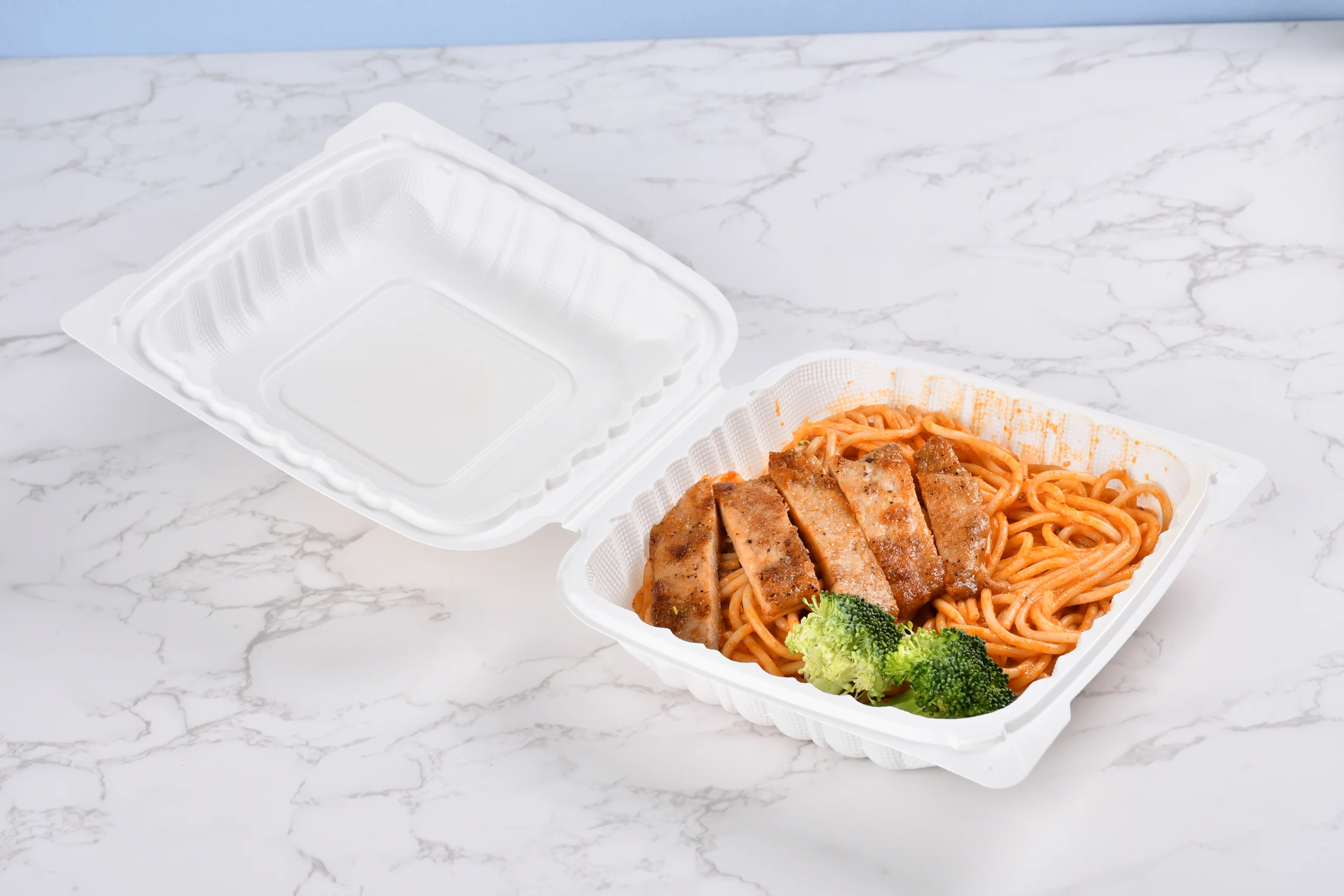 Wl P81 Manluen Takeout Clamshell Containers