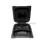 Wl P83 Manluen Plastic Clamshell Takeout Rectangular Container