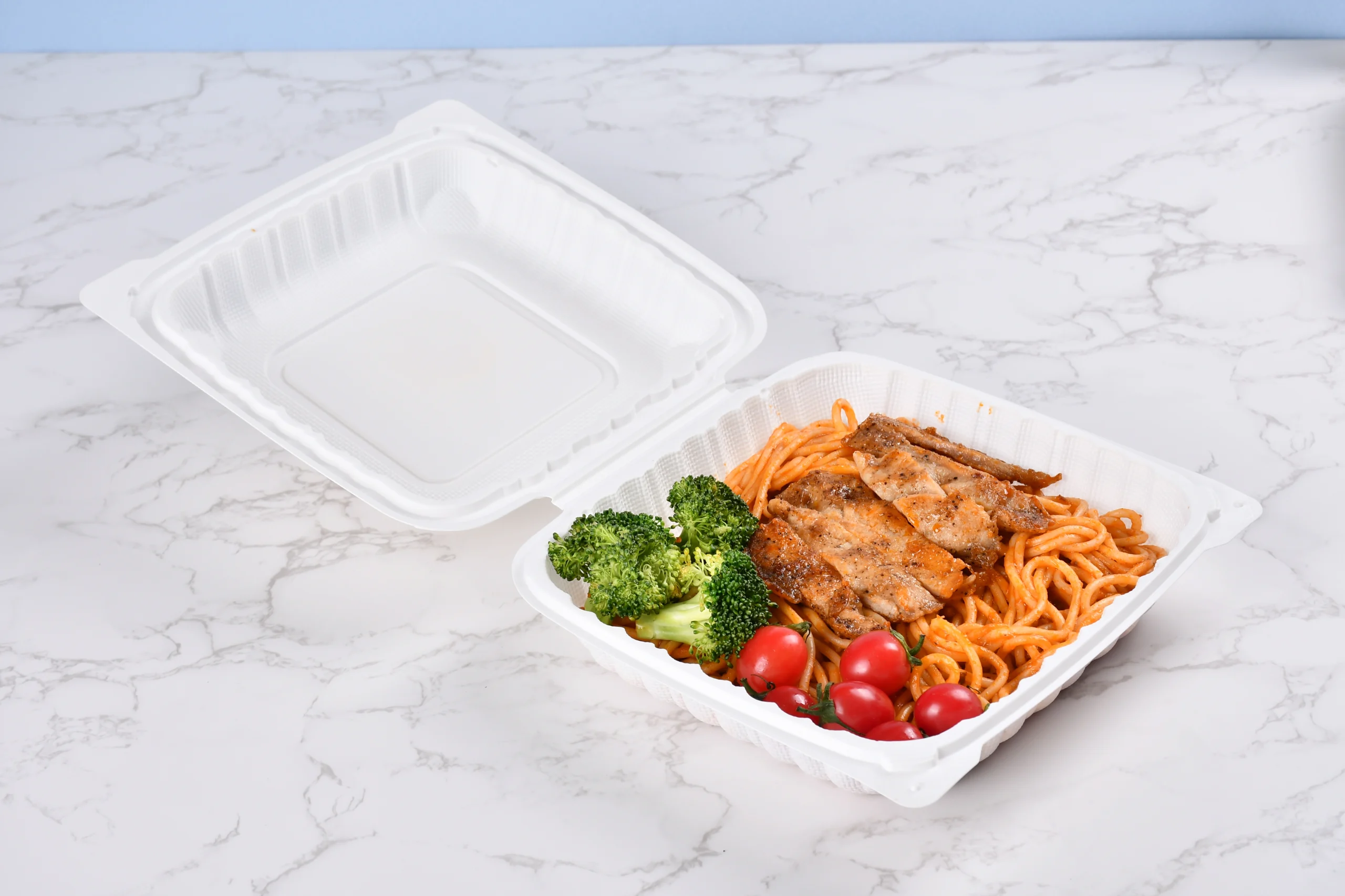 Wl P91 Manluen To Go Plastic Clamshell Containers