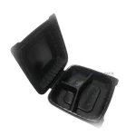 Wl P93 Manluen 10 Inch Anti Fog Black Clamshell Containers