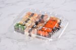 Cm 003 Clear Clamshell Container With Assorted Sushi