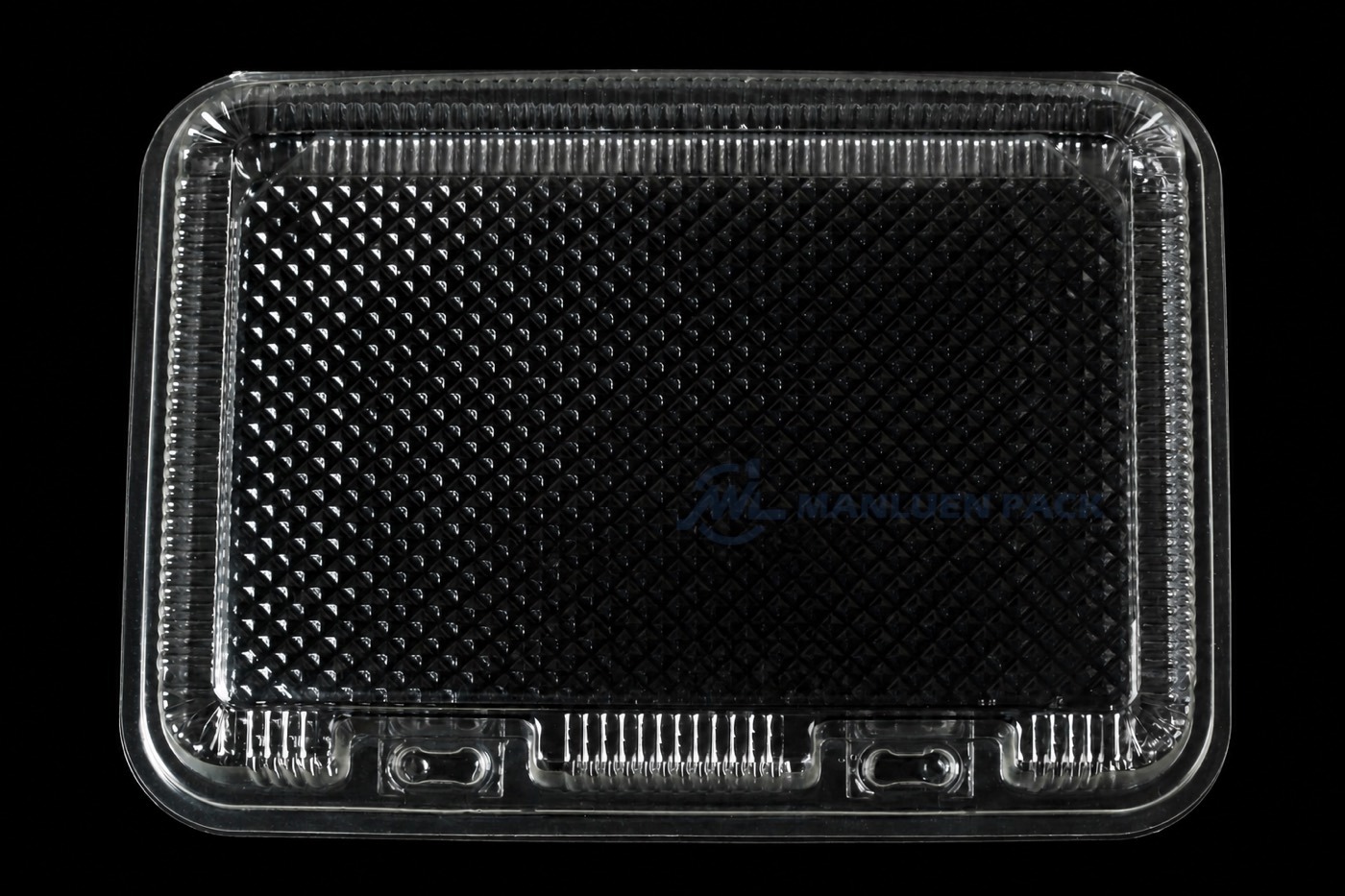 Cm 004 Clear Clamshell Container Top View