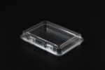 Cm 004 Closed Clear Clamshell Container Product Angle