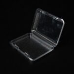 Cm 004 Open Clear Clamshell Container Square Cover