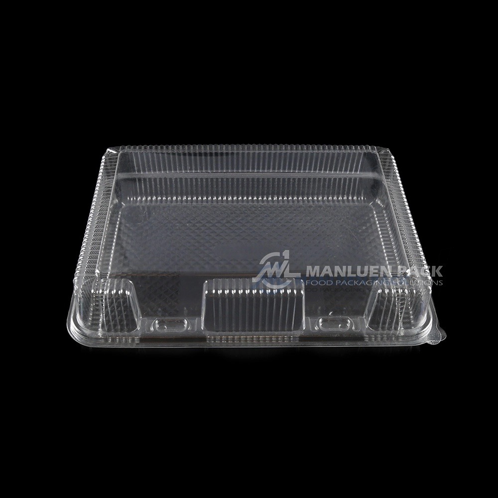 Cm 005 Clear Plastic Clamshell Container Front View 02