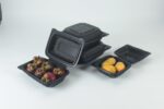Cm 96 Black Clamshell Container Size Assortment