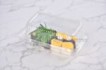 Cm001 Clear Clamshell Container With Sushi Rolls
