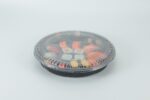 Wl 63 Sakura Round Sushi Tray With Clear Lid Food Packaging