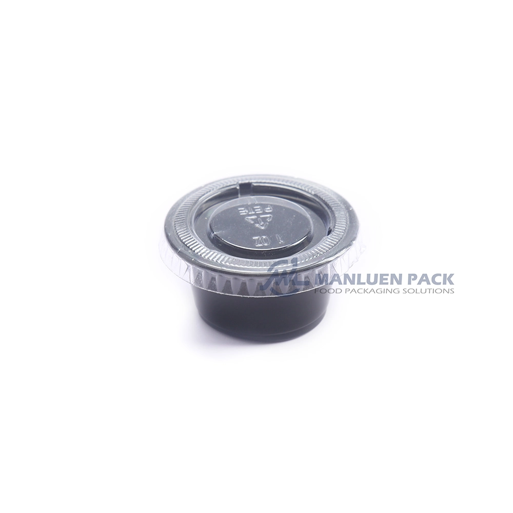 WL-0.75OZ Disposable Sauce Cup | Manluen Pack WL-0.75OZ disposable 0.75 oz sauce cup for dips dressings and condiments
