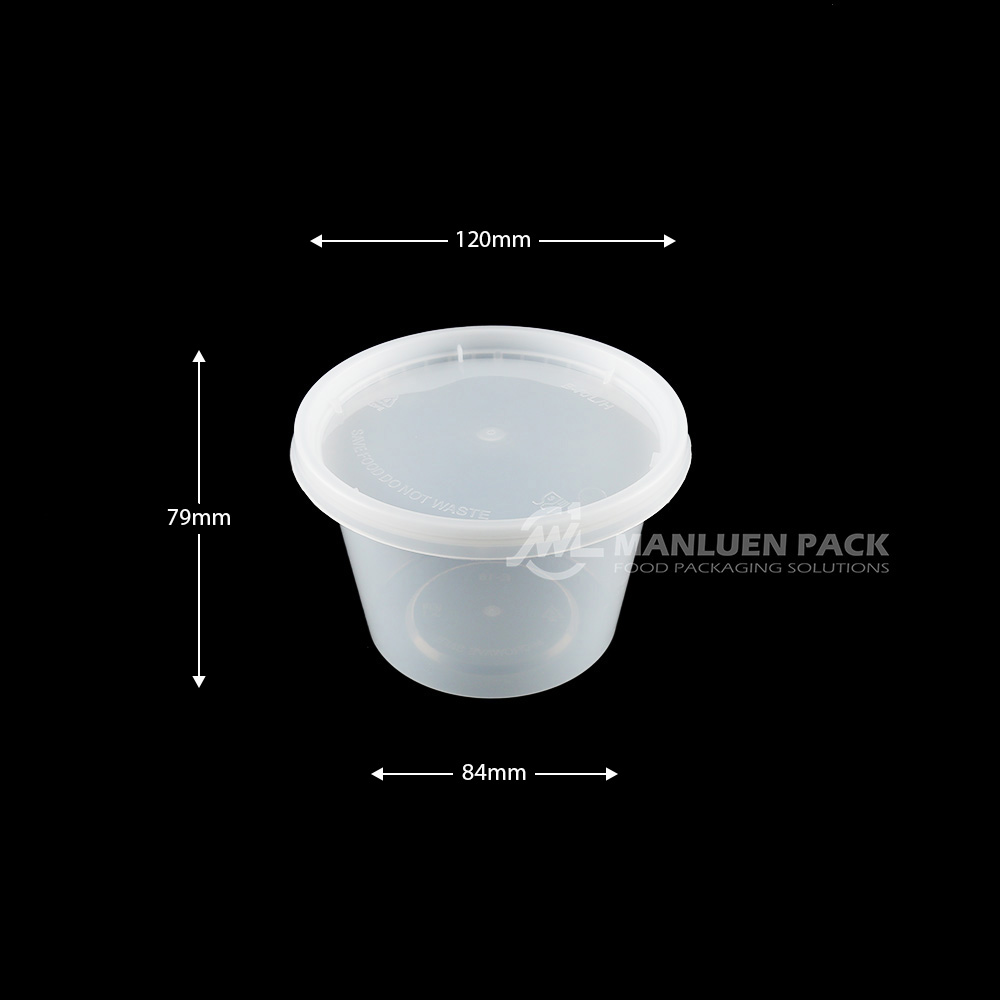 C-16 Food Safe 16 oz Deli Takeaway Container with Lid 8 E 16 Manluen 16 Oz Soup Containers