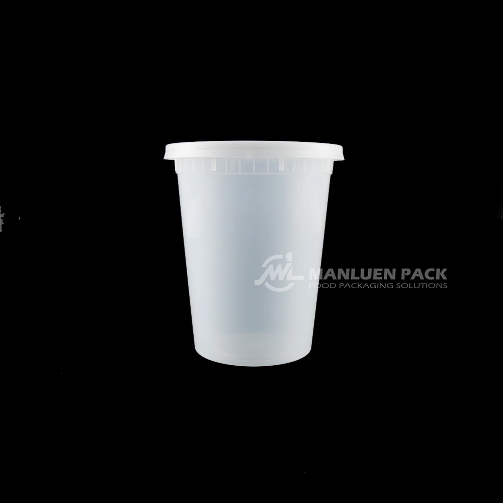 E 32 Manluen 32 Oz Plastic Soup Container
