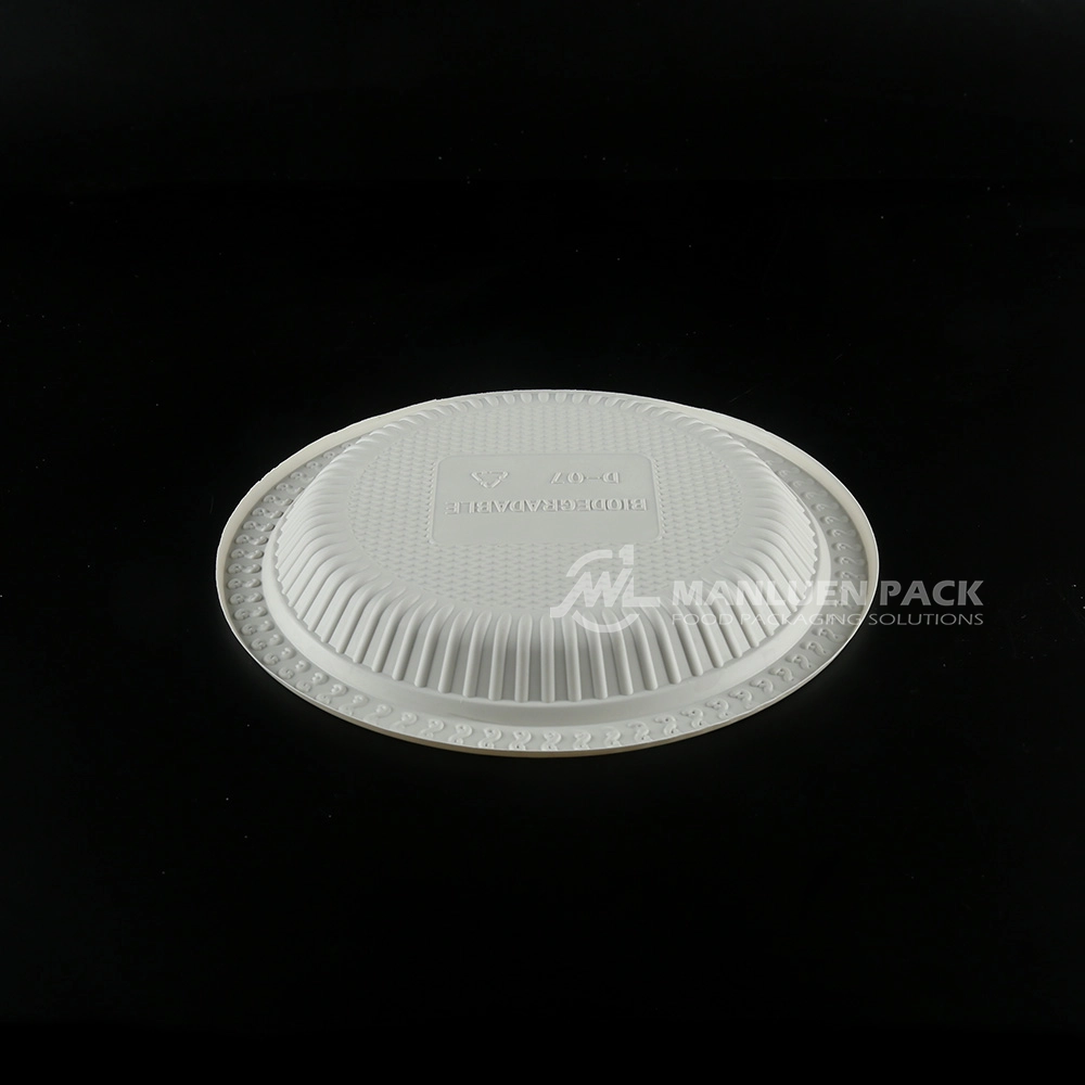 D 071 Manluen 7 Inch Round Plastic Plates