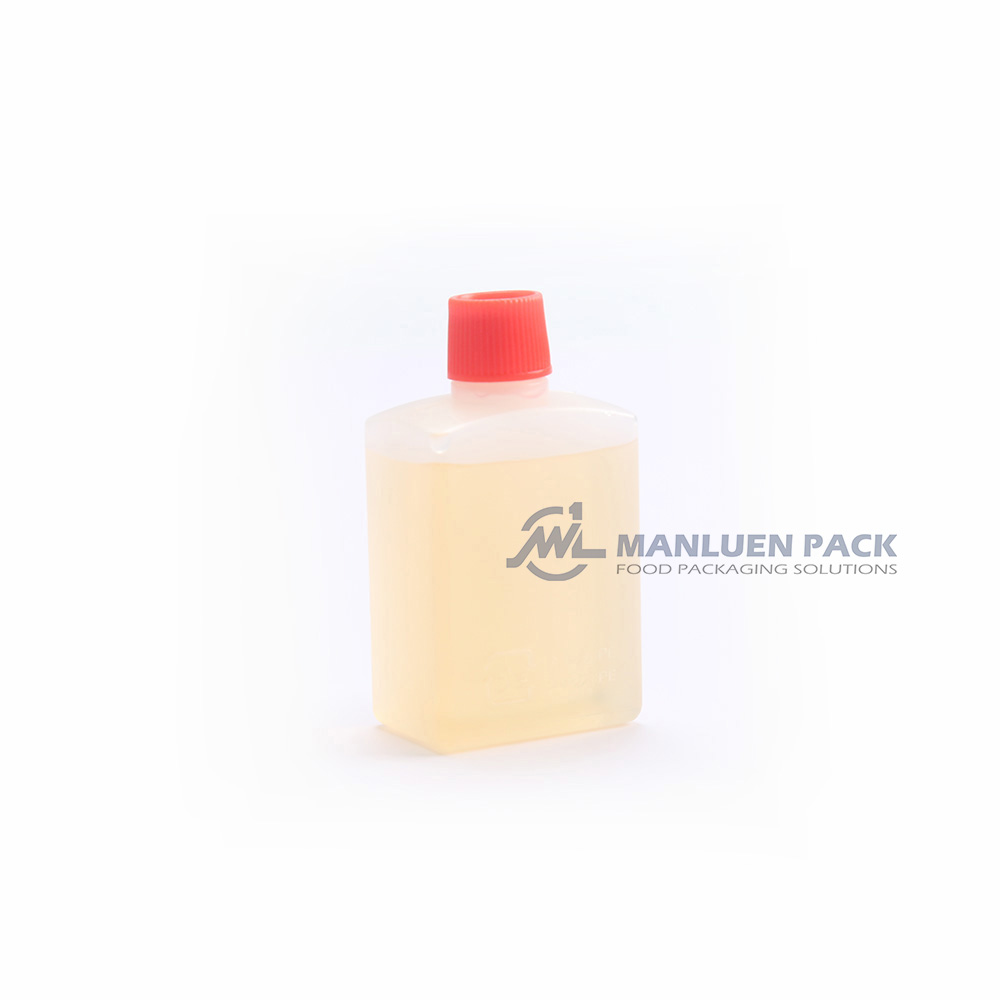 WL-30ML 30 ml Squeeze Sauce Bottle | Manluen Pack WL-30ML clear 30 ml squeeze sauce bottle for soy sauce takeaway and bento