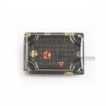 Wl 03 Manluen Black Sakura Sushi Tray