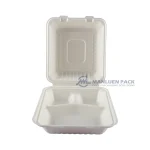 Wl Bg83 Manluen Biodegradable Takeout Clamshell Containers