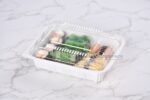 Wl 8507 White Tray With Sushi And Vegetables