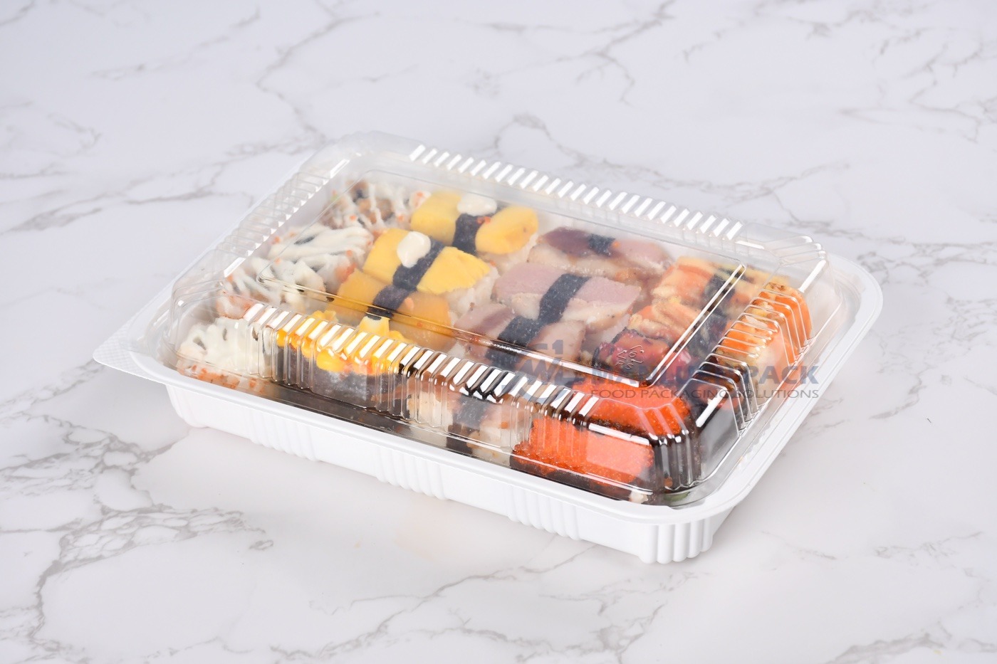 Wl 8525 White Tray With Assorted Sushi