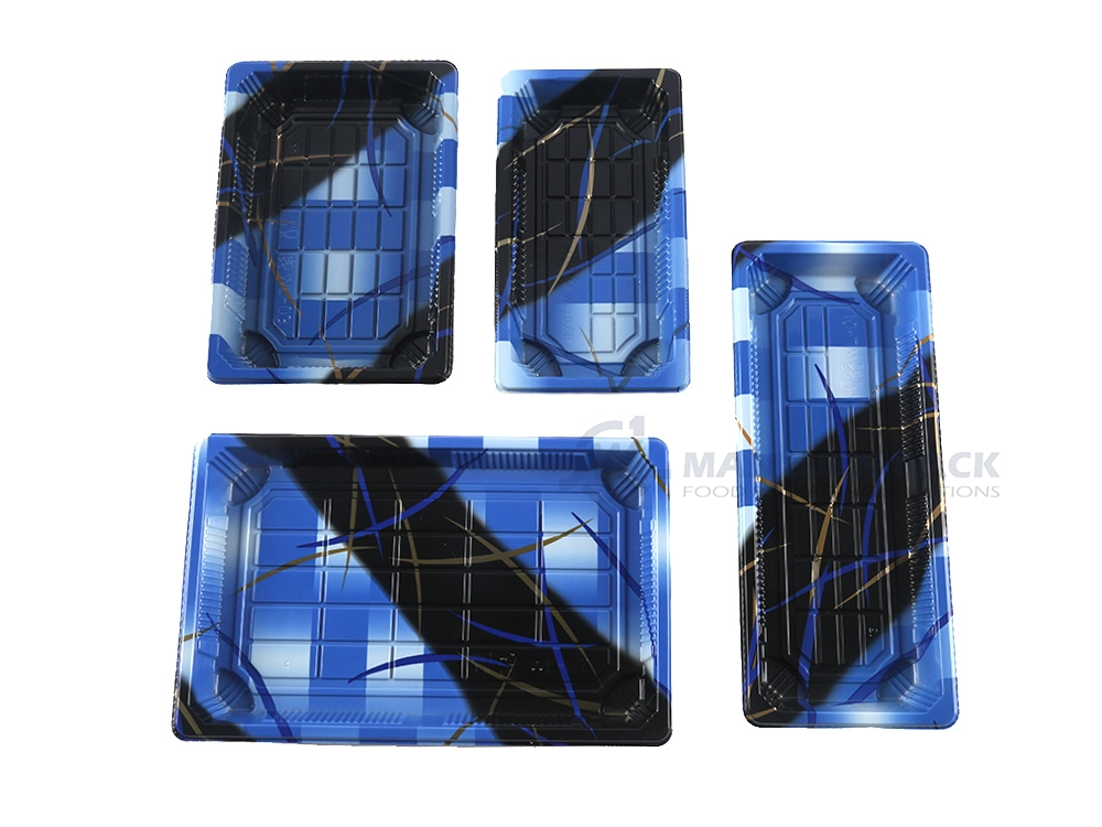 Wl 05 Manluen Sushi Tray Clear Lid