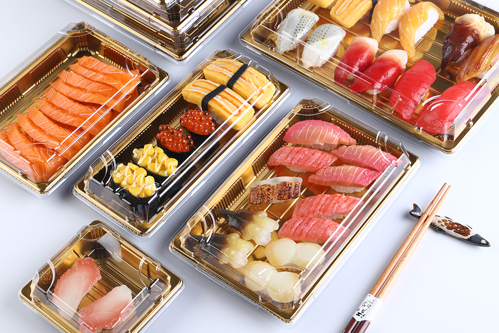 Wl 07 Manluen Disposable Wooden Sushi Tray