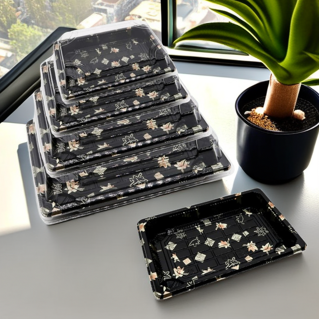 Wl 11 Manluen Sushi Tray Large Size With Lid