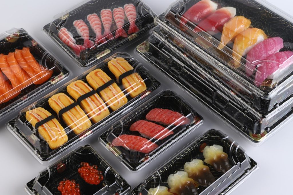 Wl B03 Reusable Disposable Sushi Container Sushi Box