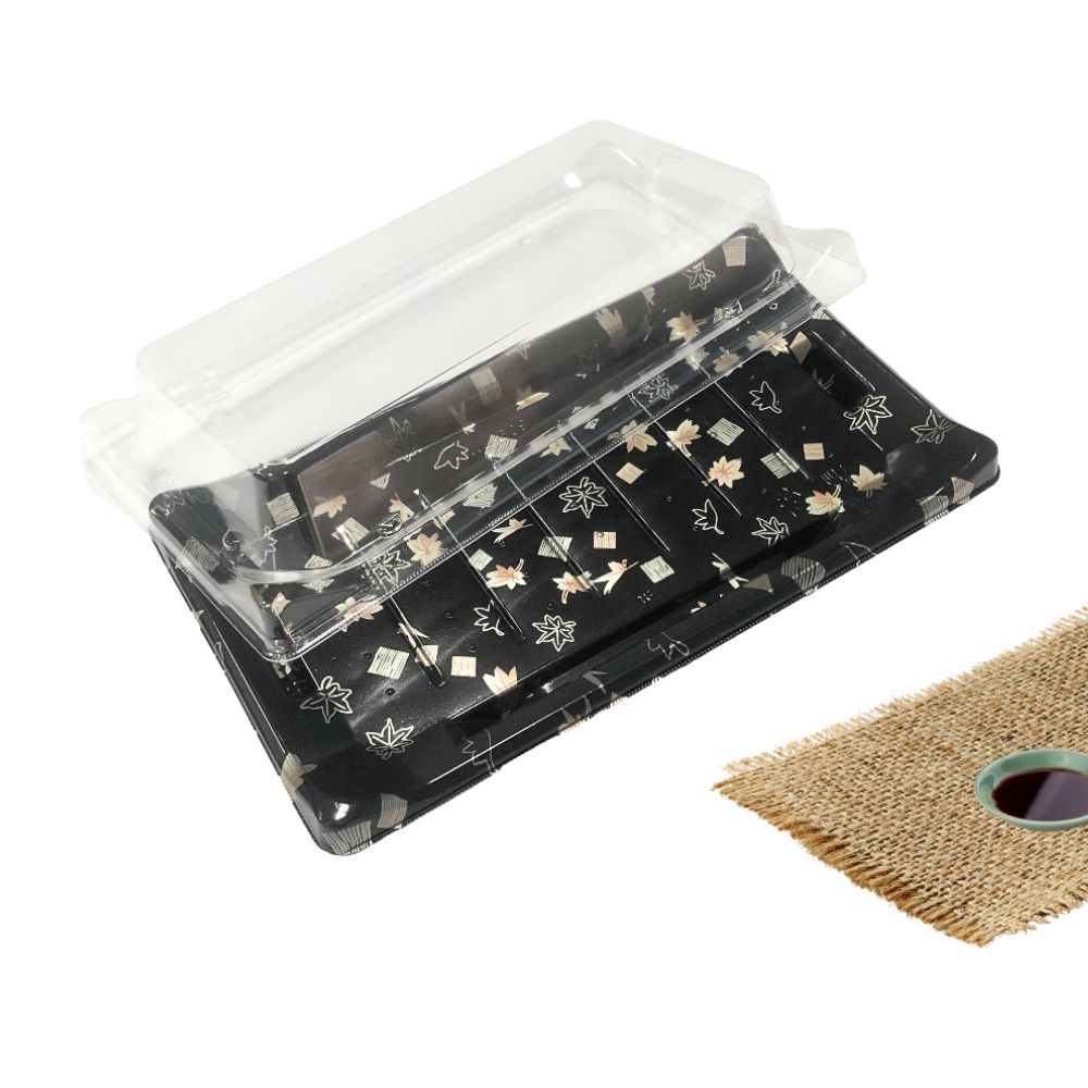 Wl B09 Manluen Disposable Sushi Boat Tray
