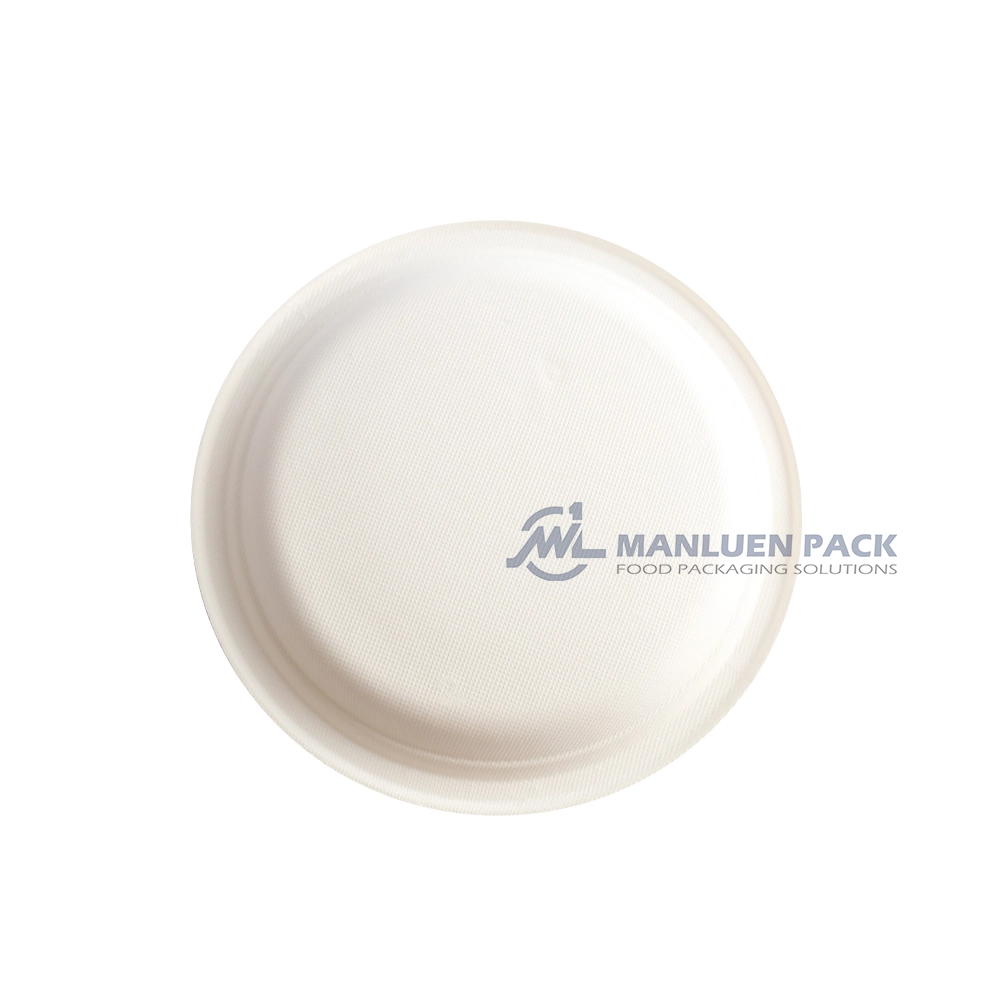 P 011 Manluen 10 Inch Round Bagasse Plates