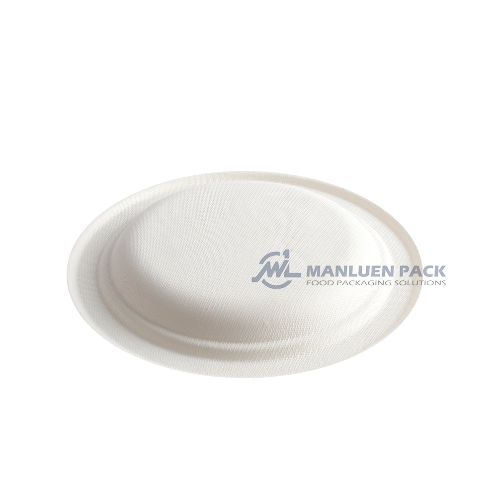 P 008 Manluen 6 Inch Round Bagasse Plates