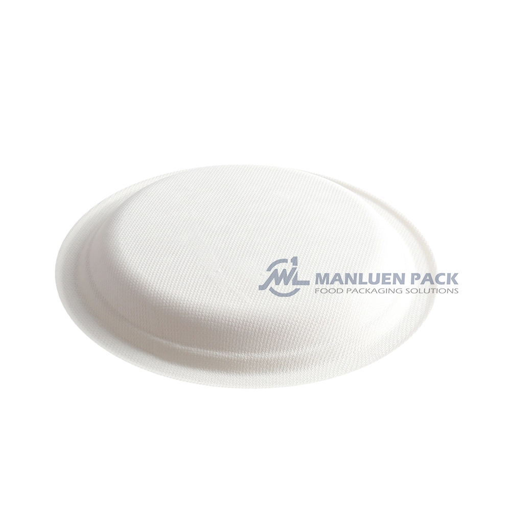 P 009 Manluen 7 Inch Disposable Bagasse Plates