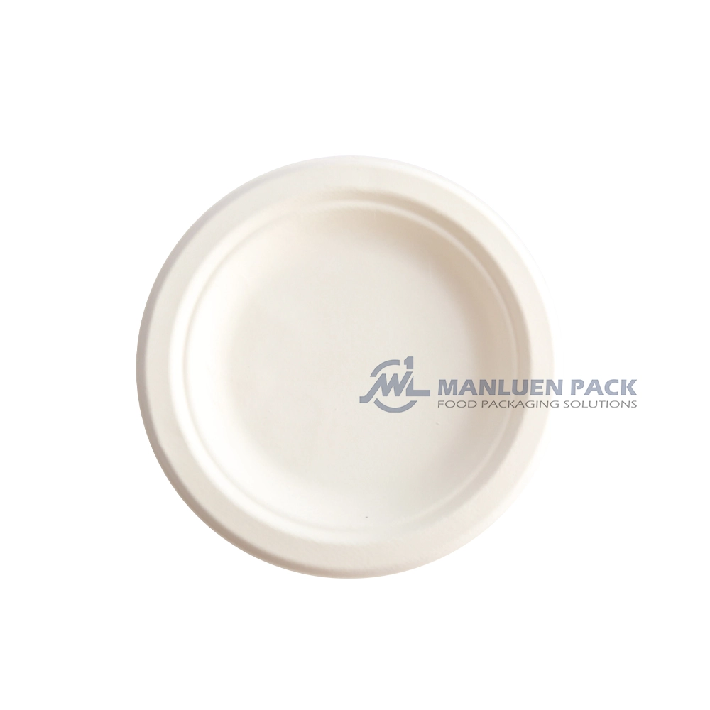 P 008 Manlune 6 Inch Bagasse Plates