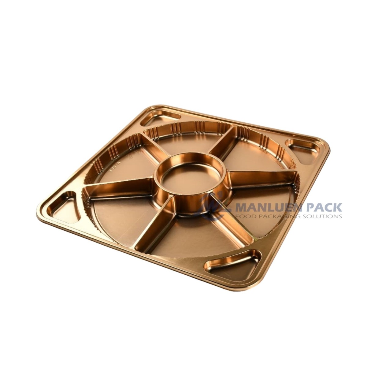 Ks67 Manluen Disposable Plastic Sushi Party Tray