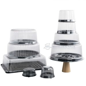 Wl 026 Manluen Plastic Cake Containers​
