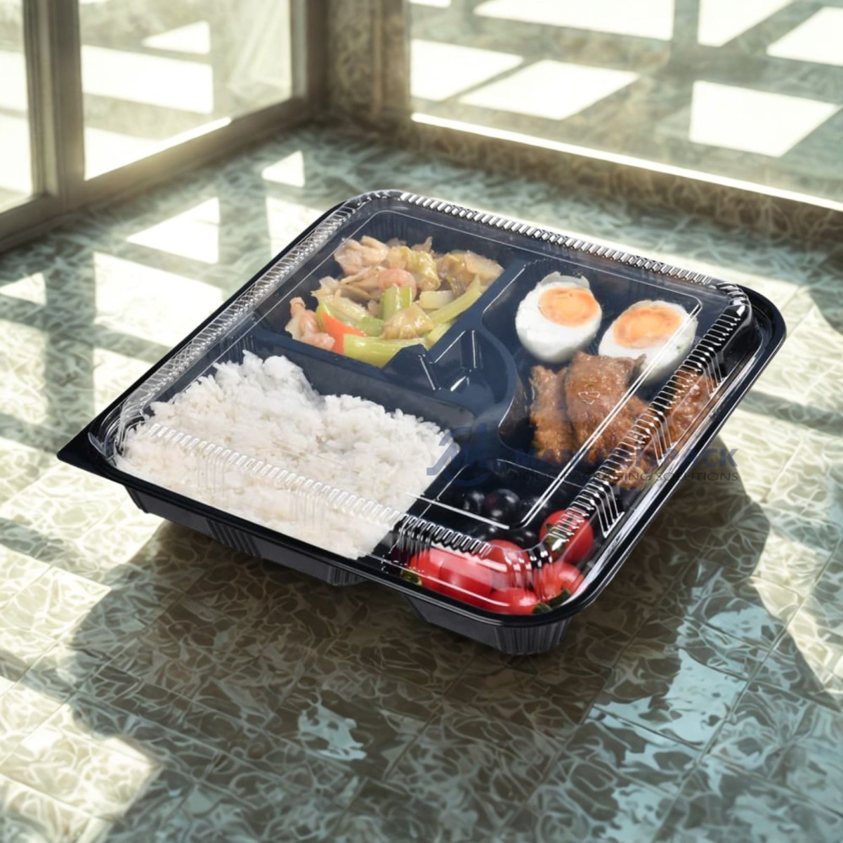 Wl 8307 Manluen Plastic Bento Lunch Box