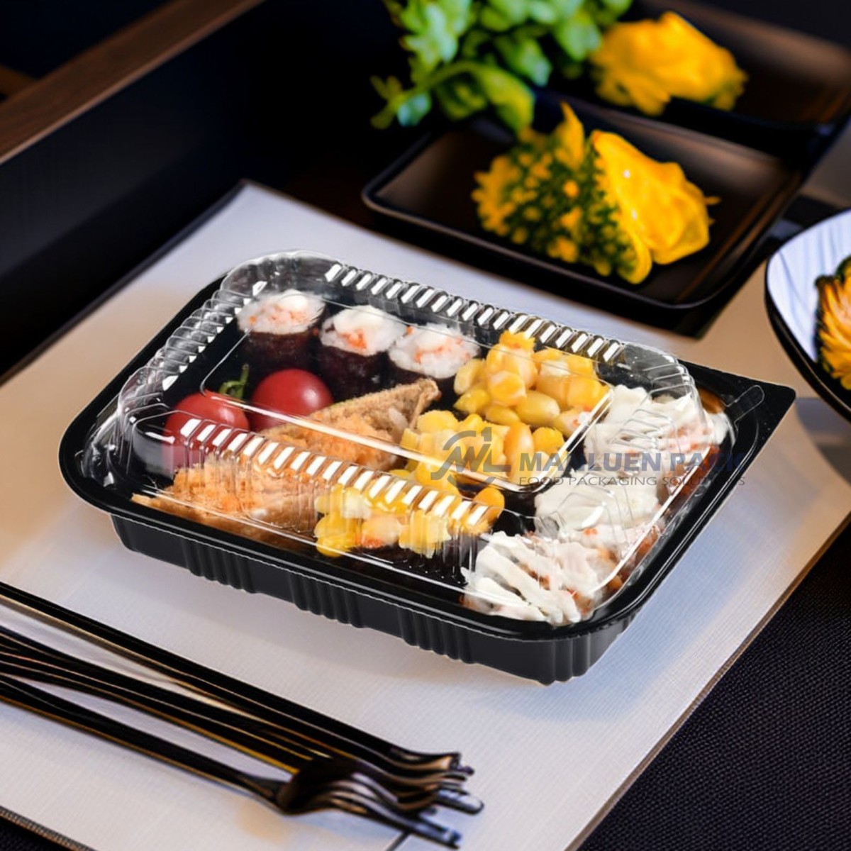 Wl 8510 Manluen Plastic Lunch Box