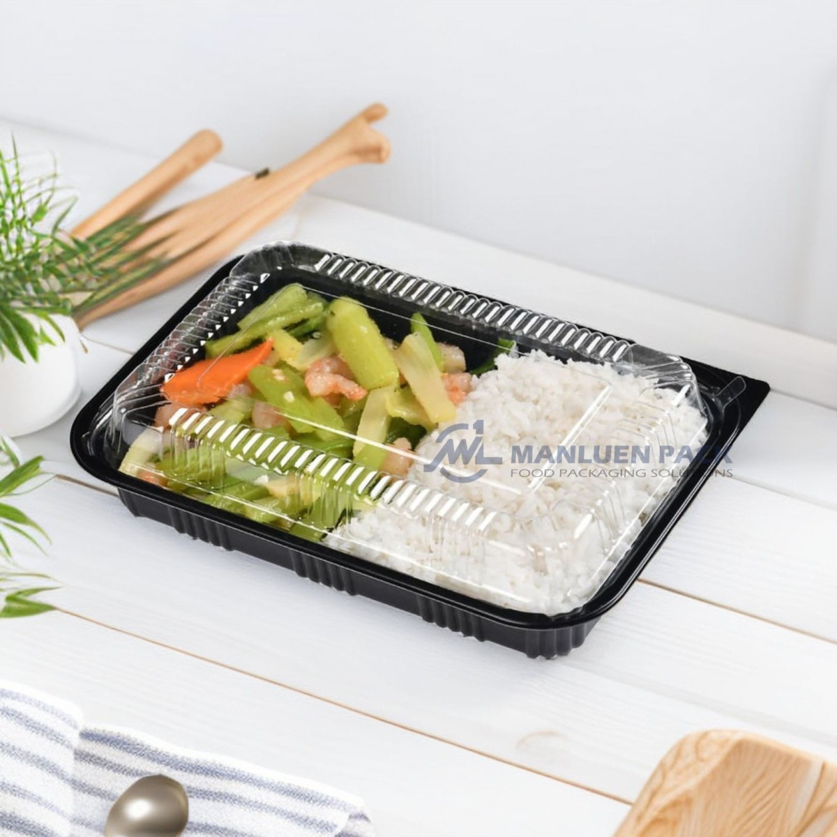 Wl 8525 Manluen To Go Fast Food Bento Box