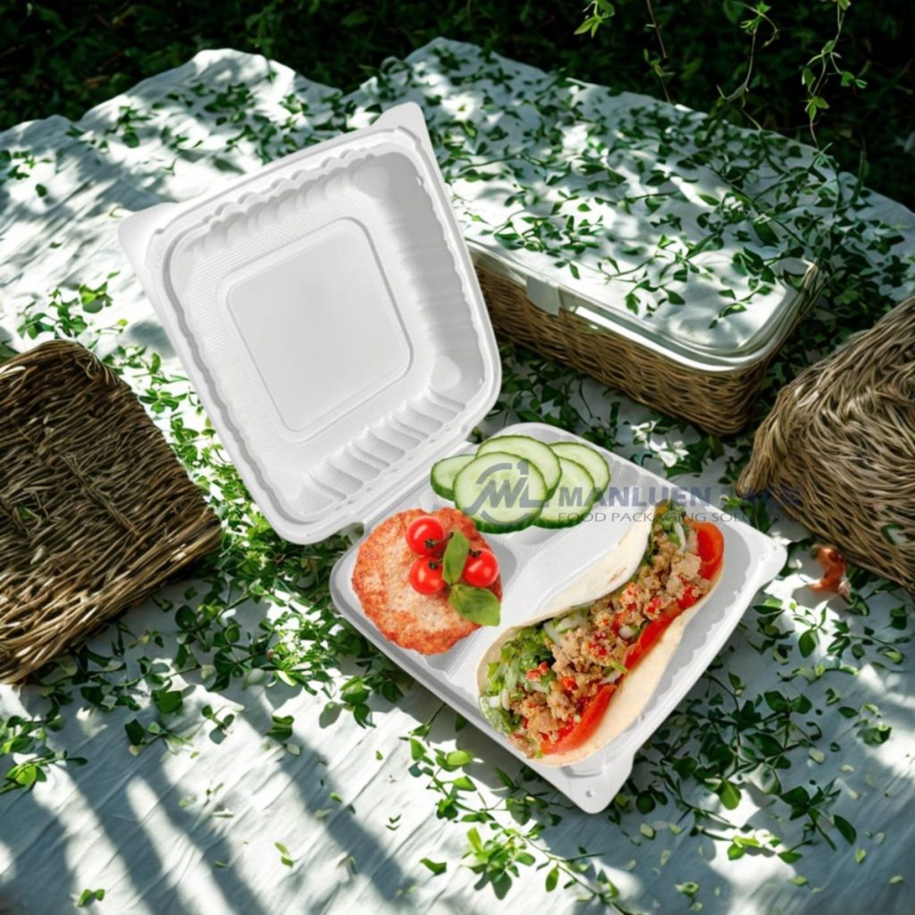 Wl P93 Manluen To Go Containers 3 Compartment