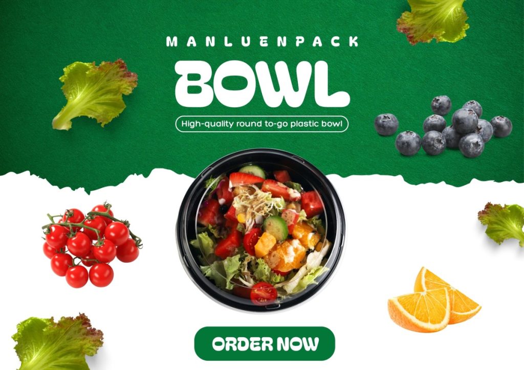 Wl 700 Manluen Disposable Bowls With Lids