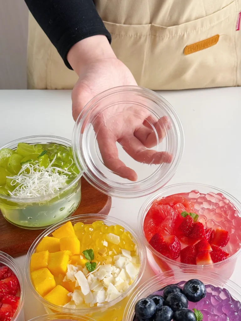 Wl 700 Manluen Disposable Bowls With Lids
