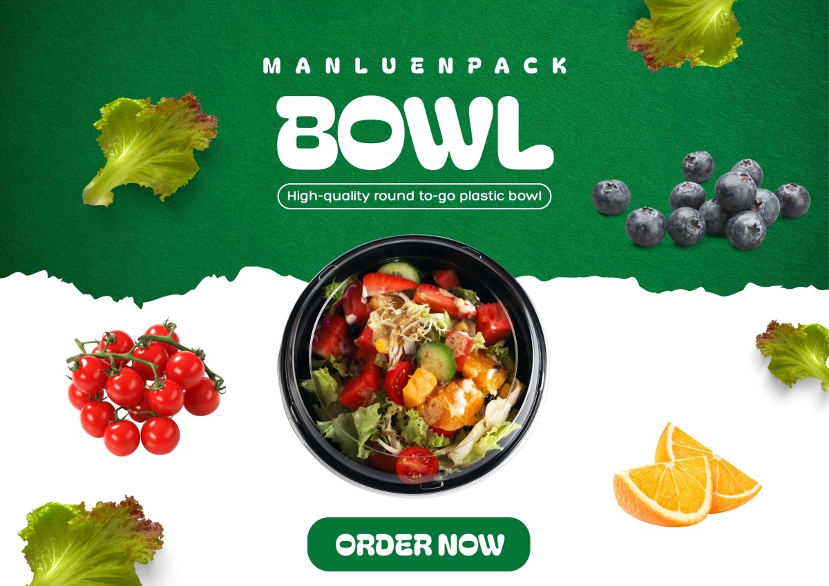 Wl 700 Manluen Disposable Bowls With Lids