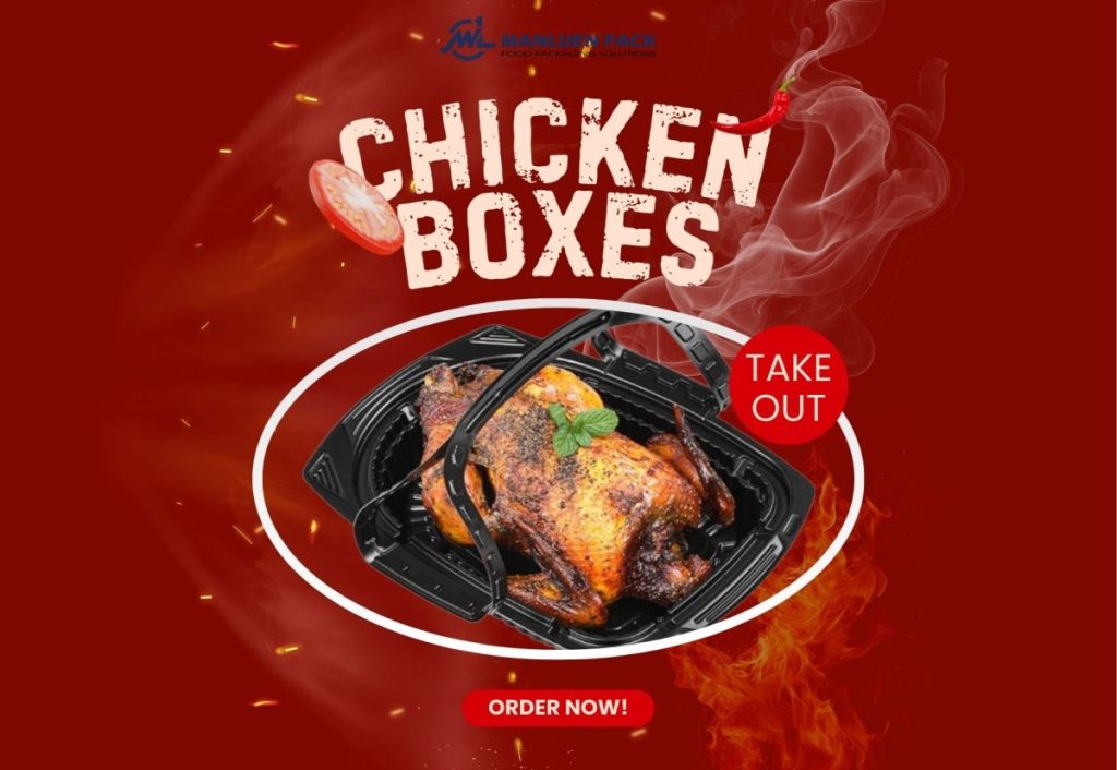 Wl A003c Manluen Container For Rotisserie Chicken