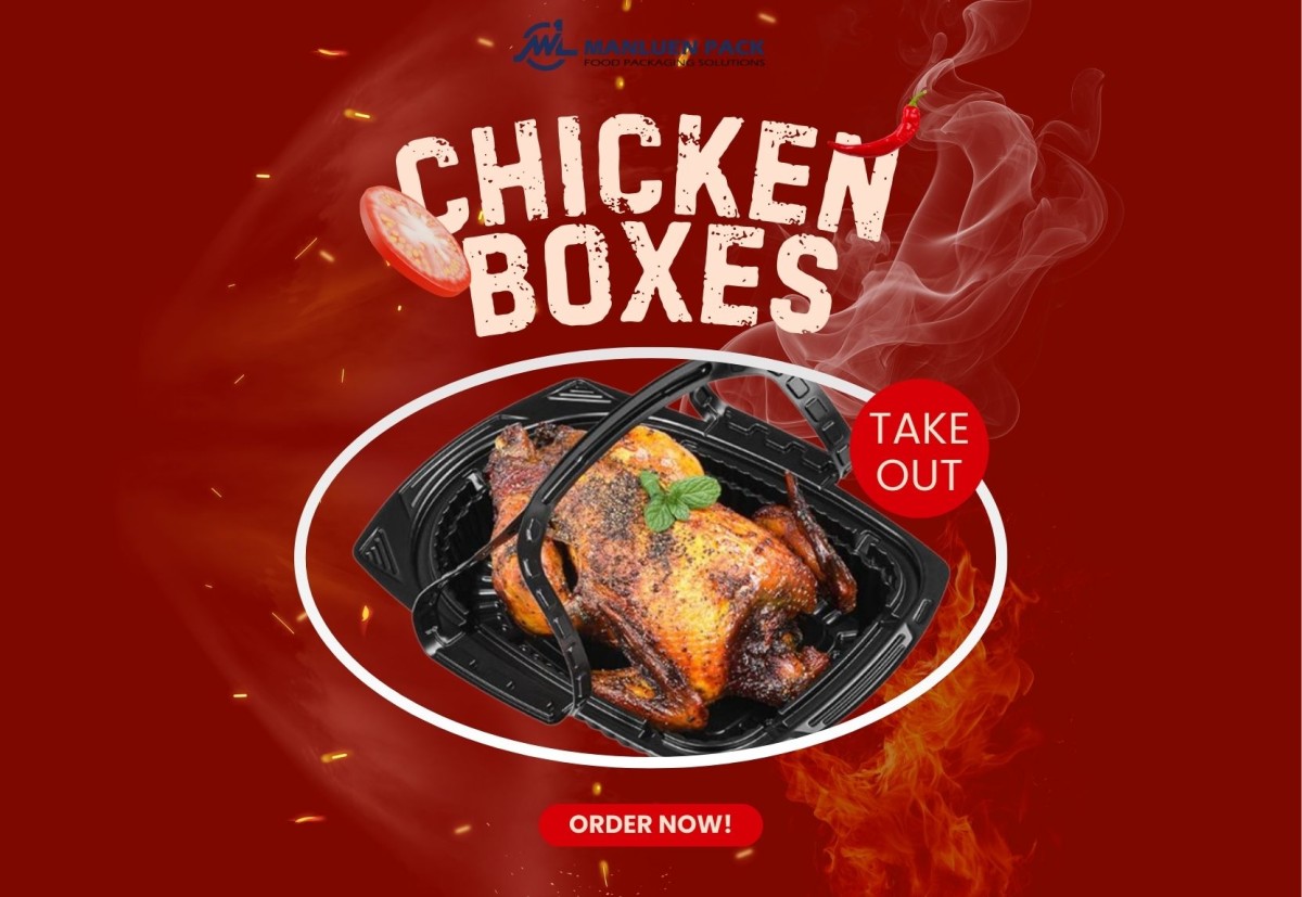 Wl A003c Manluen Container For Rotisserie Chicken