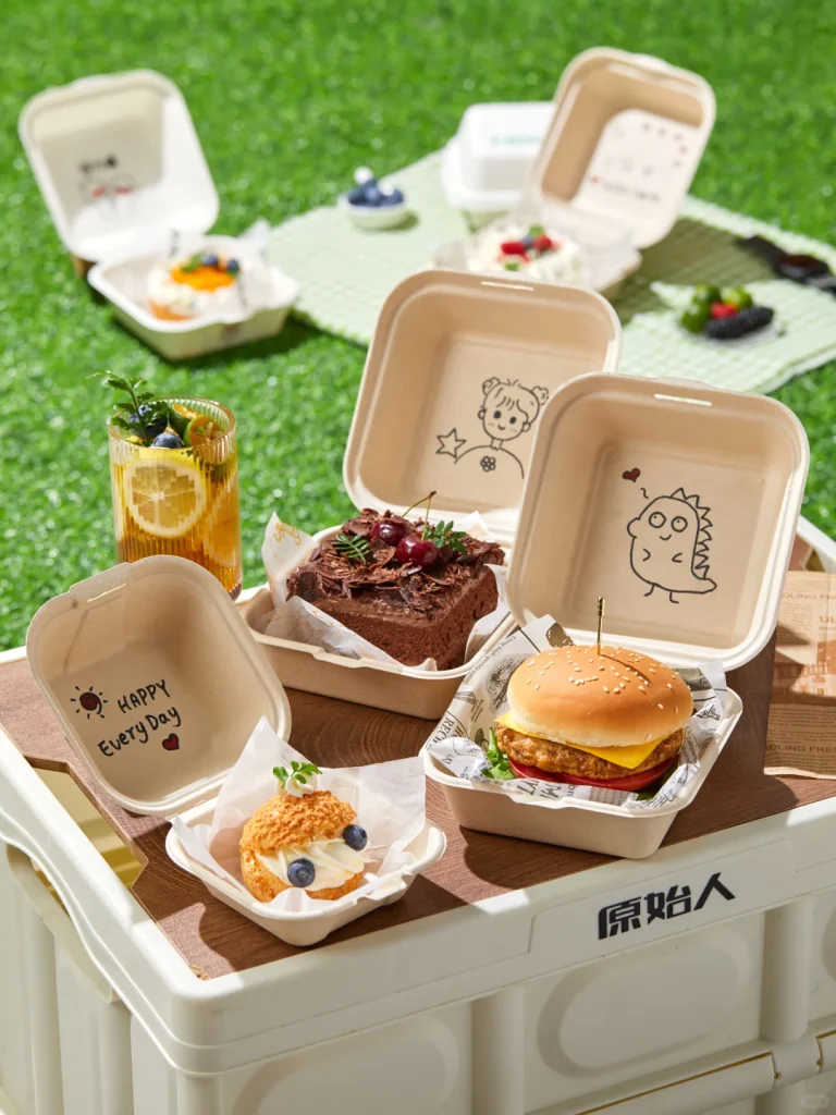 Wl P61 Manluen Biodegradable Clamshell Packaging