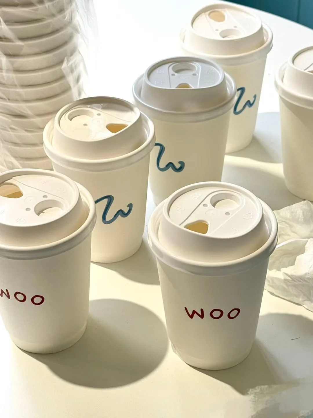 10oz Manluen Reusable Cups With Lid